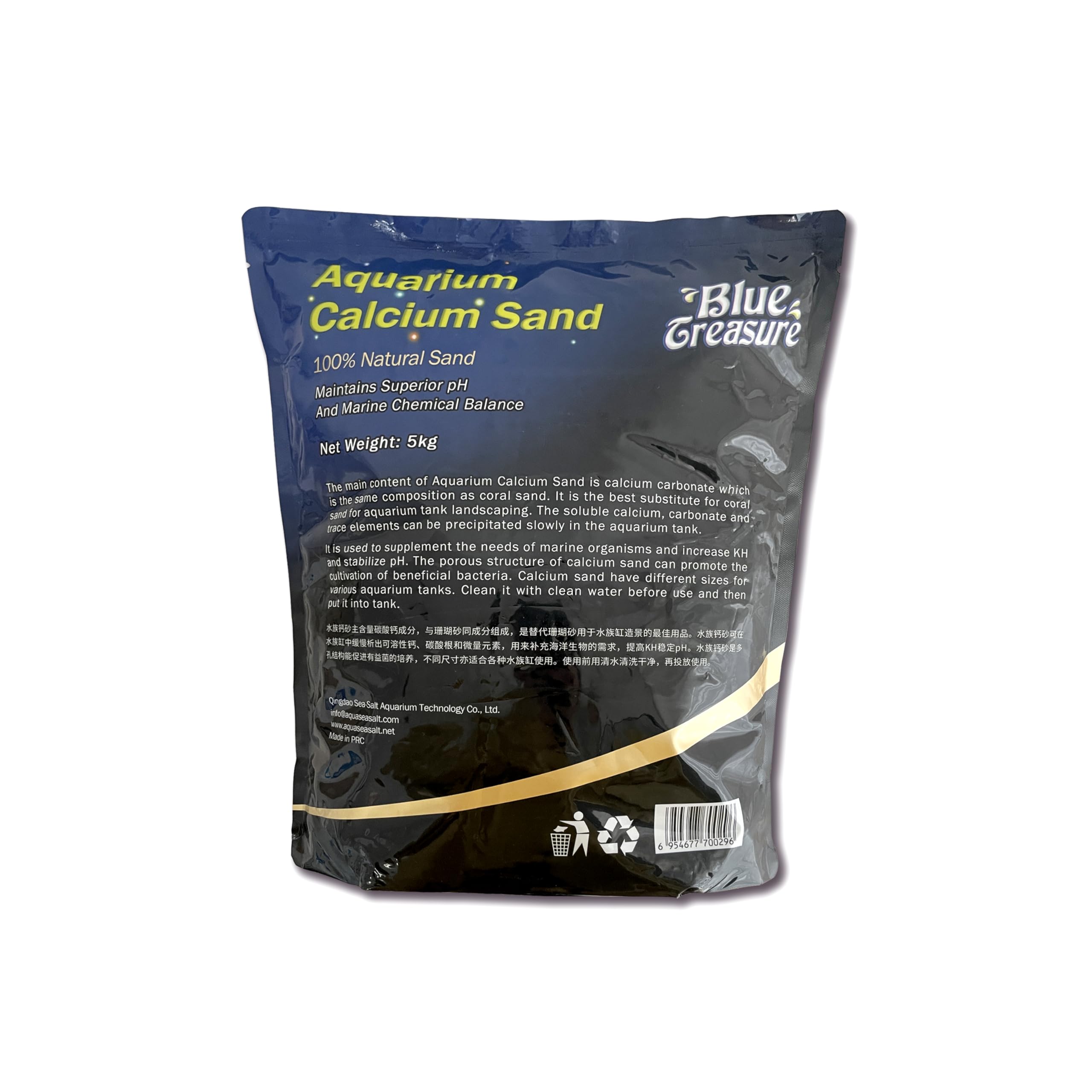 BLUE TREASURE Calcium Sand|Calcium White Sand For