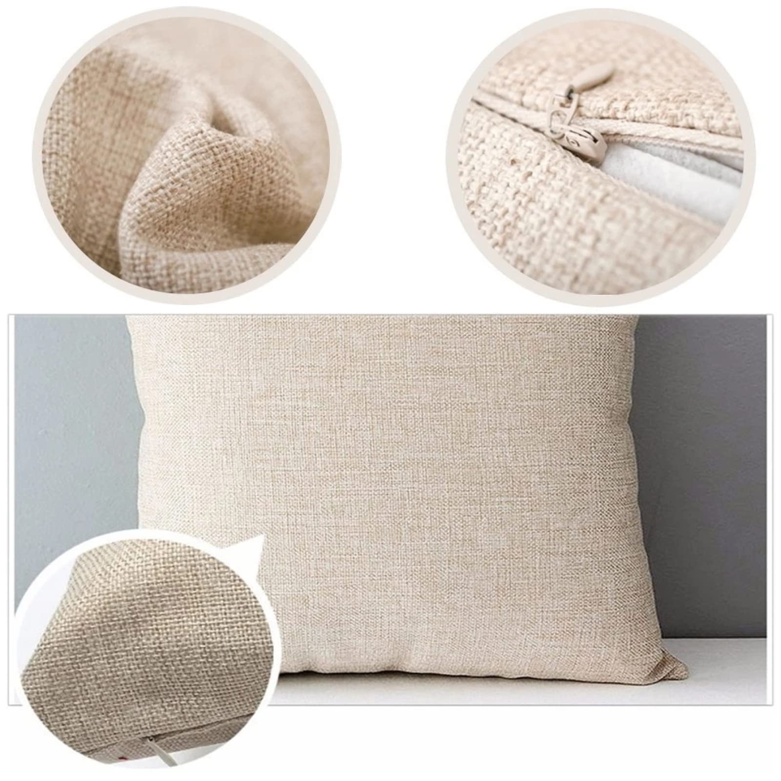 Juego de 4 Fundas de Cojín Impermeable Exterior Verde 60x60cm Funda de Almohada Cuadrada Decorativa de Lino Plantas Tropicales, con Cremallera Invisible para Sofá Mueble Decor Cushions P-180
