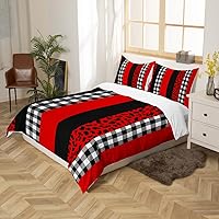 Vista 5 de Juego de funda de edredón para niños con estampado de leopardo, tamaño individual, juego de ropa de cama de moda de piel de guepardo abstracto