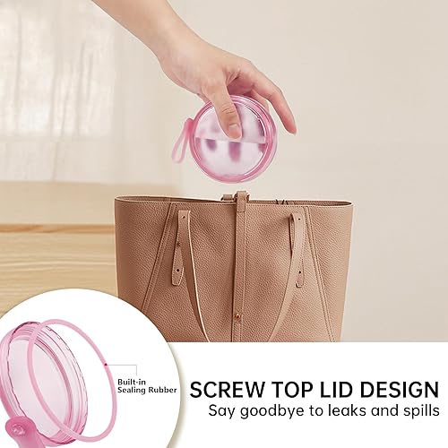 Miniatura 3 de Estuche de baño para dentadura postiza, taza de limpieza de dentadura postiza con tapa a prueba de fugas, soporte para dientes falsos, caja de