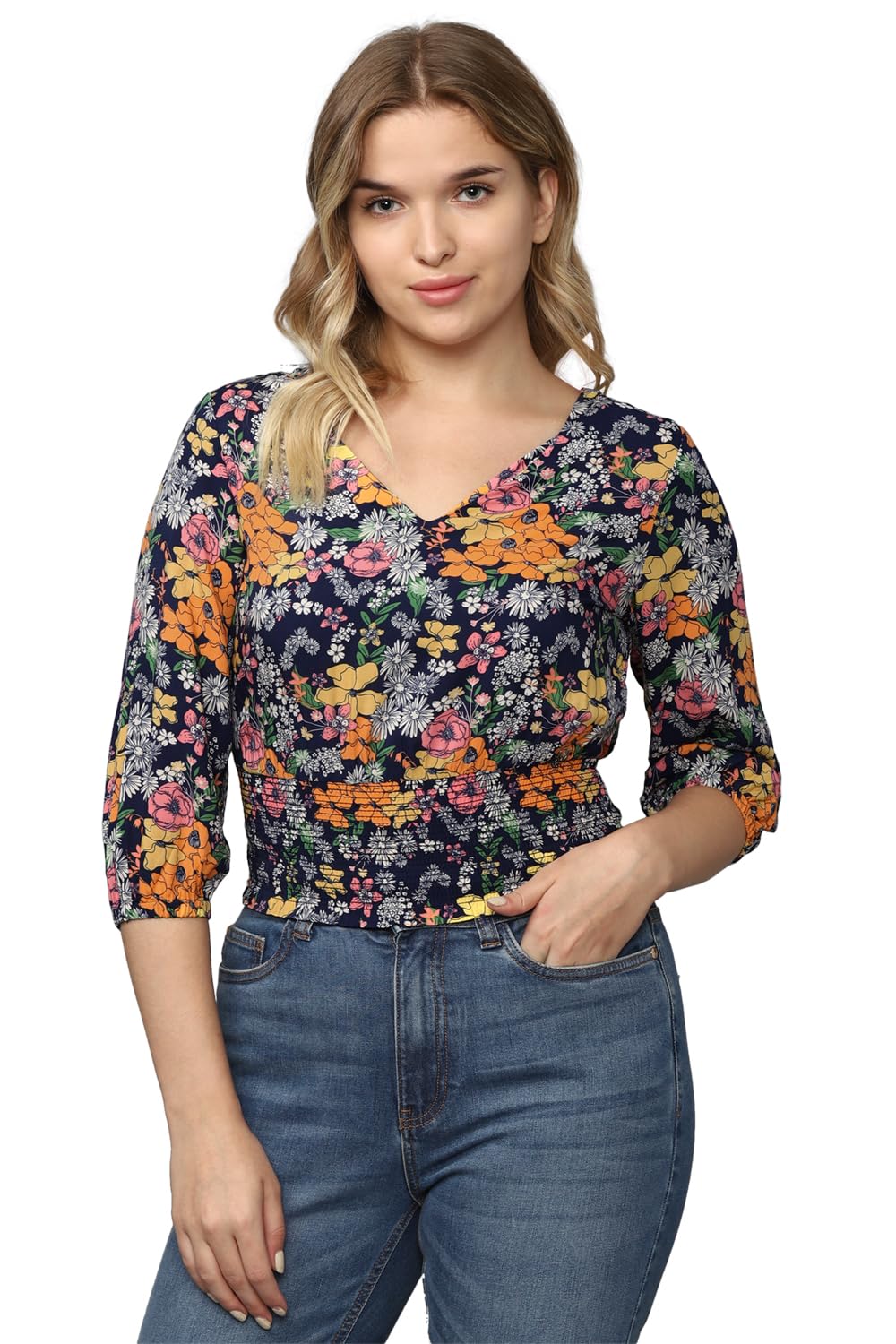 Women's Floral Classic Fit Fashion Vest