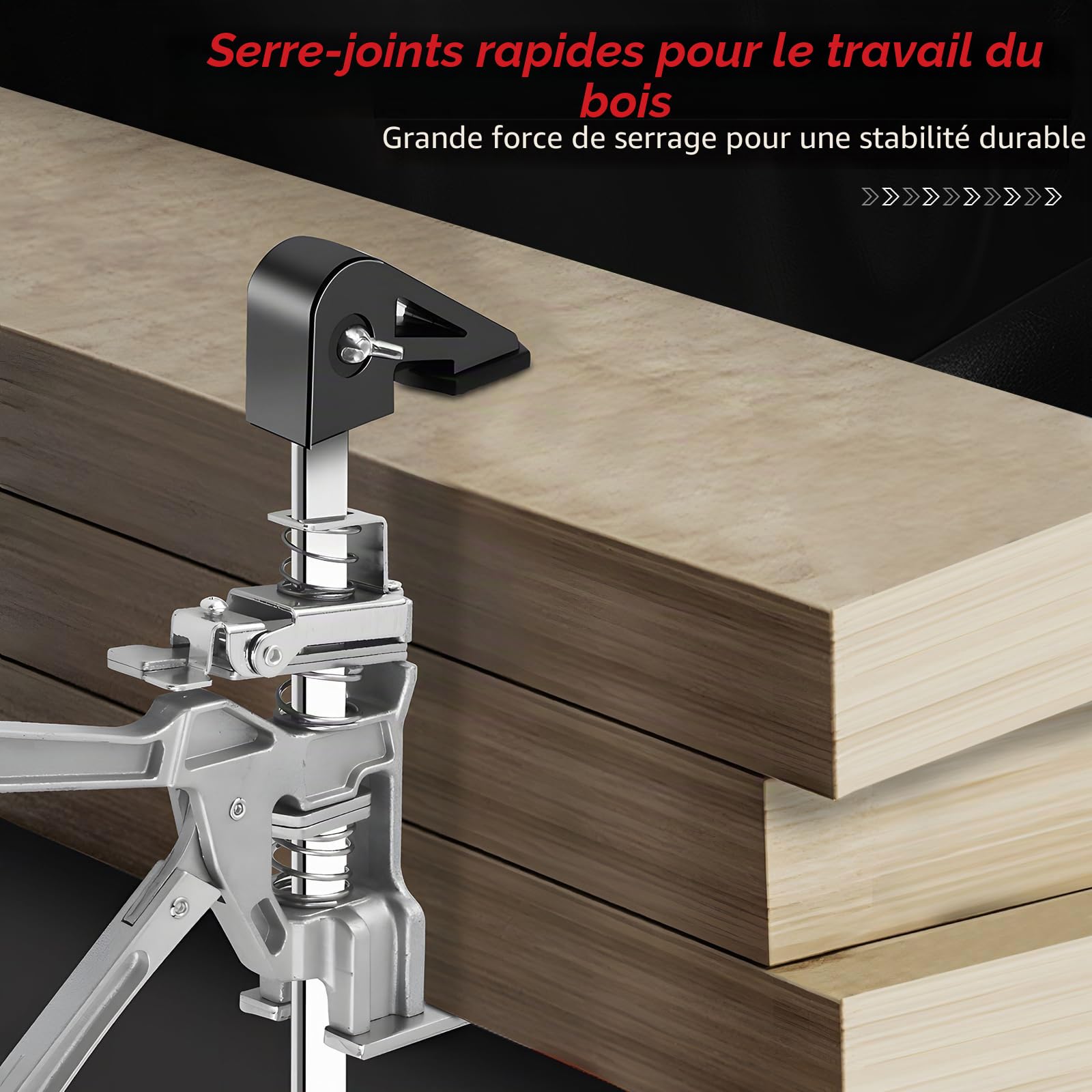 panthem Lot de 2 élévateurs économes de travail - Hauteur : 39 cm - Outil de levage avec échelle et descente lente - Outil de montage pour soulever et aligner avec précision les portes, carreaux