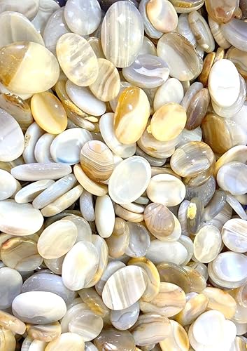 Vista 29 de crystalmiracle Hermosa piedra de lapislázuli de 1 pulgada de preocupación de cristal curativo de energía positiva para el pulgar para meditación