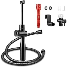 SPACEREST Handheld Bidet Sprayer for Toilet, Stainless Steel, Black