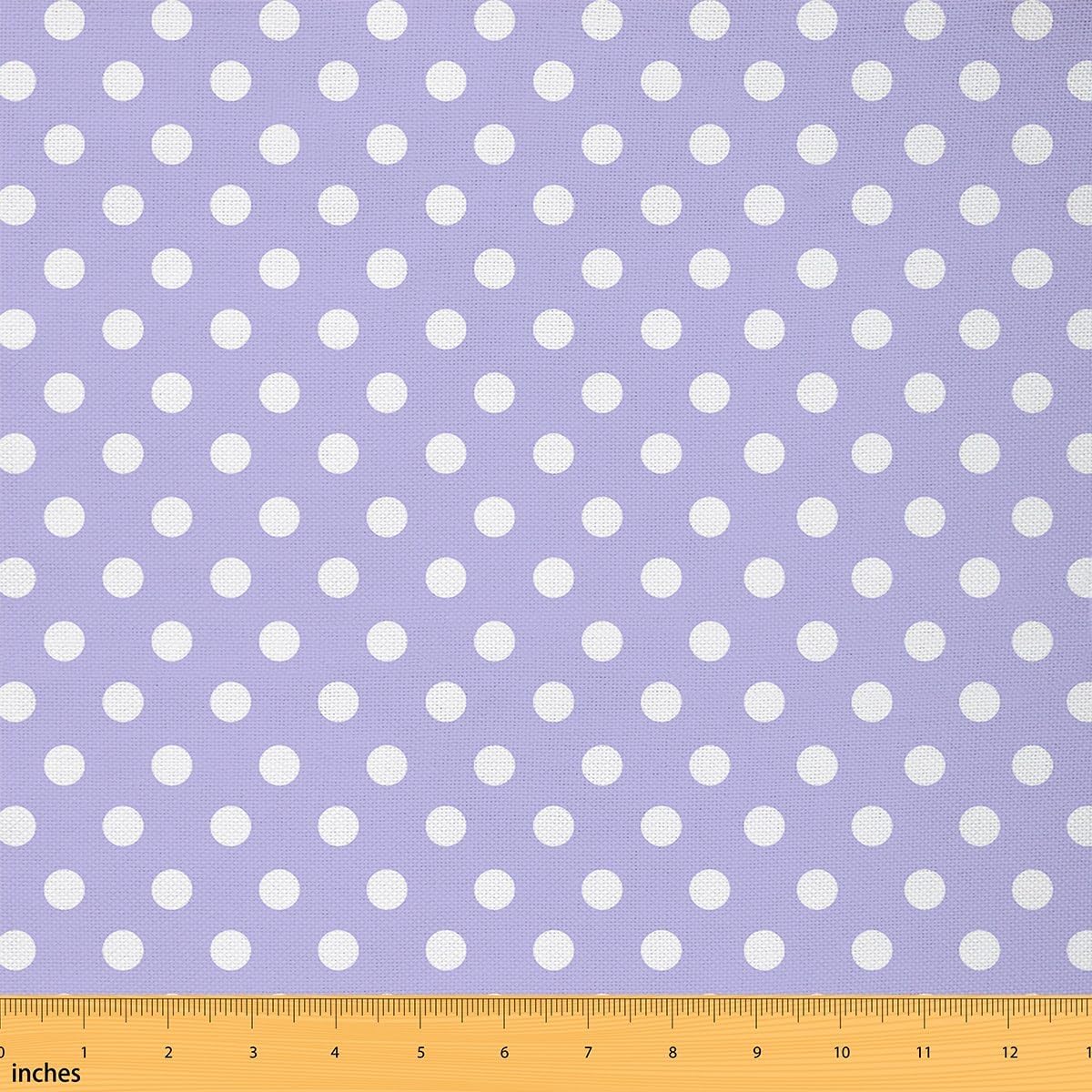 Polka Dots Fabric by The Yard,Grey White Geometric Circles Upholstery Fabric,Cute Dots Printed Decor Fabric for Home DIY Projects,Abstract Simple Art Sewing Supplies,5 Yards,180" L x 59" W