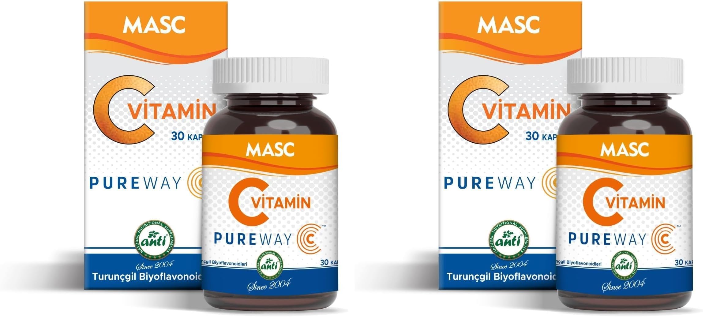 Anti Masc Pureway - C Vitamini Gıda Takviyesi (2 paketi)