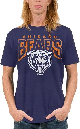 Junk Food Clothing x NFL Chicago Bears Short Sleeve Fan Shirt for Men and Women