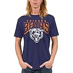 Junk Food Clothing x NFL - Chicago Bears - Bold Logo - Unisex Adult Short Sleeve Fan T-Shirt for Men and Women - Size X-Large