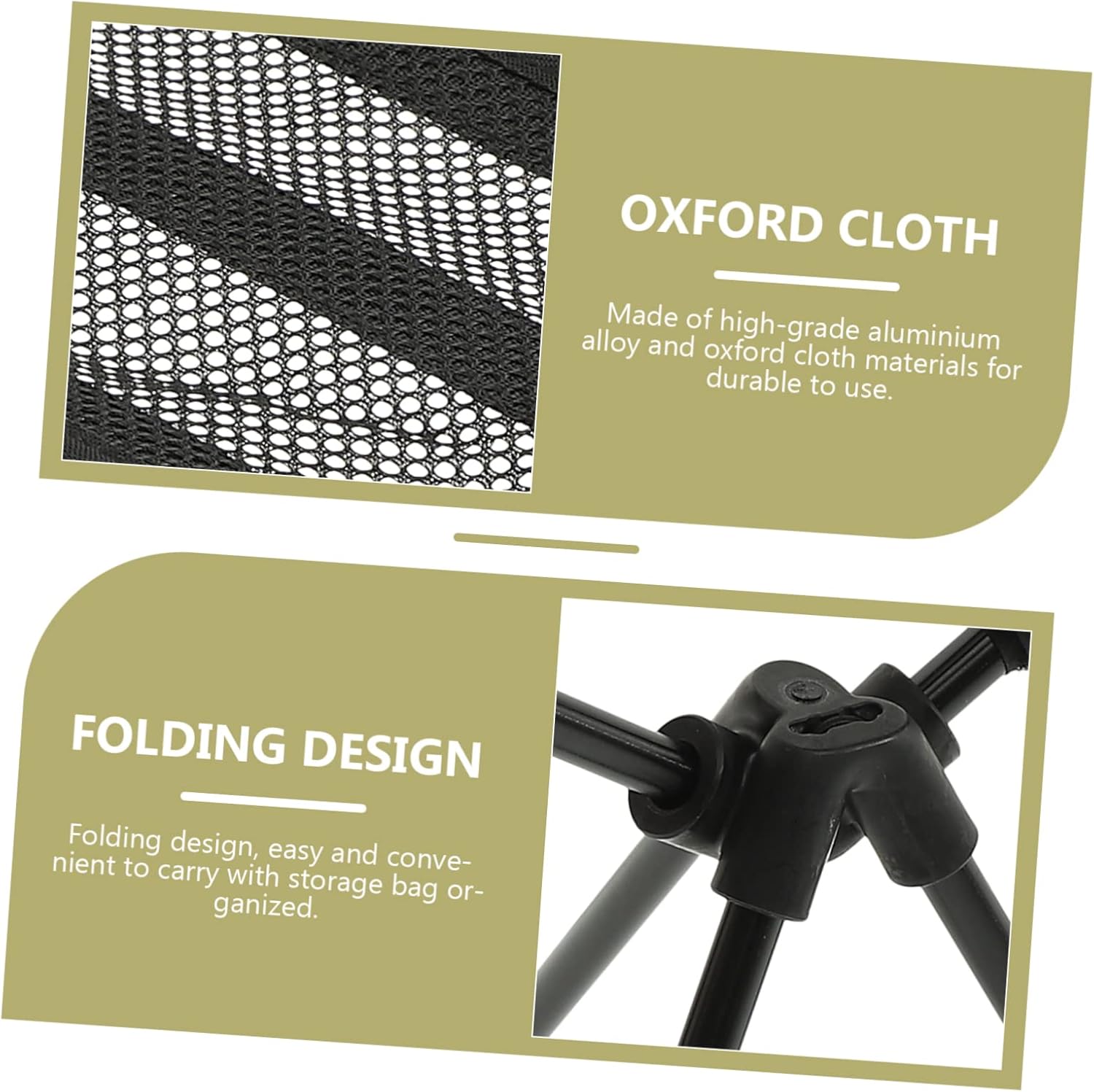 Moon Chair Lightweight Folding Stool Outdoor Camping Stool for Adults Smooth Surface