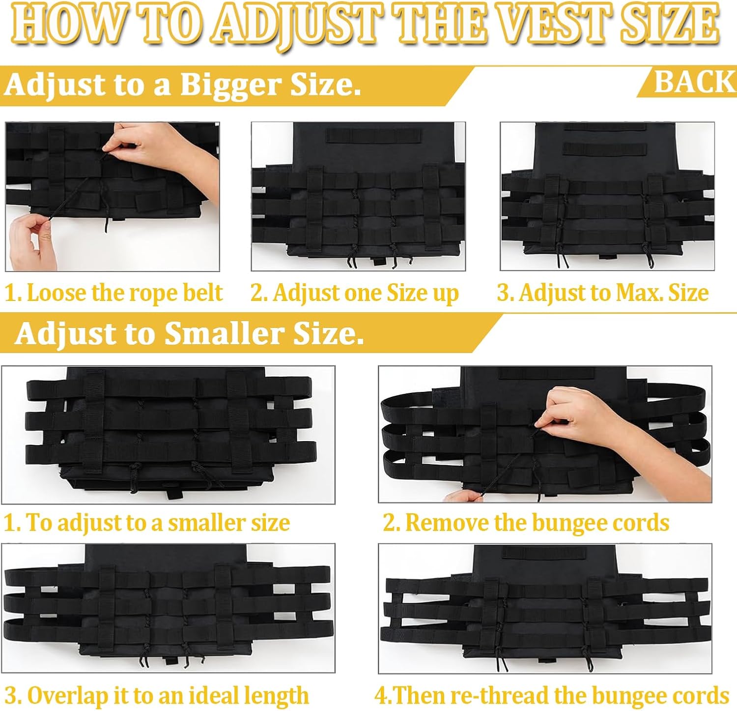 Taeku Tactical Outdoor Vest – Kids Adjustable Lightweight Play Clothing Vests for Cosplay, Team Games, Outdoor Activities - Image 9