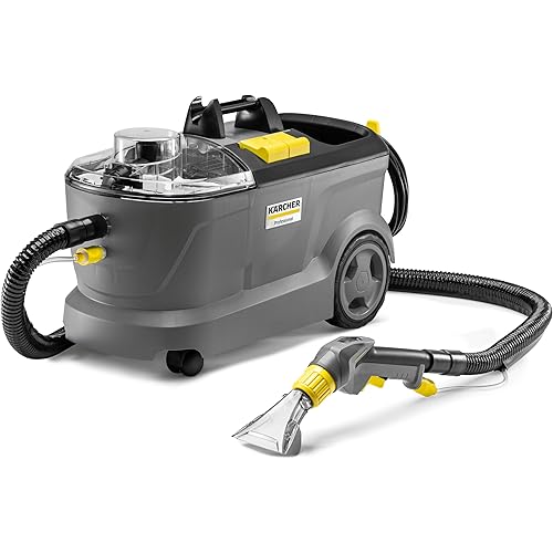 Kärcher Puzzi 10/1 Commercial Carpet Extractor 12.5 PSI - Spot Cleaner, Stain Remover, Area Rugs, Car and Auto Detailing, Carpet and Upholstery Cleaner - Onboard Accessory Storage - 4.9 Gallon