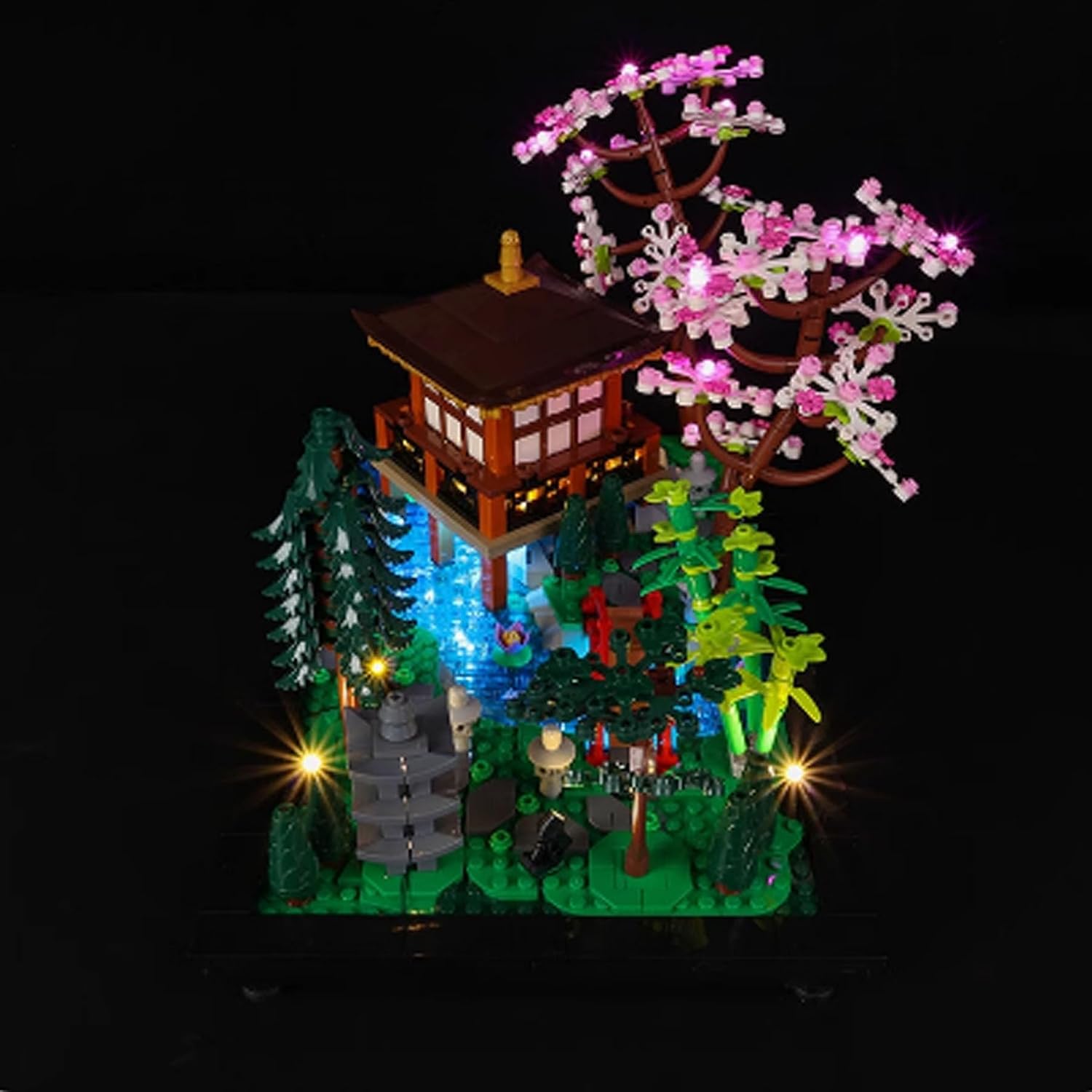 LED Lighting Kit Compatible with Lego 10315 Zen Garden Series LED Light Set (Model Kit Not Included - Lighting Components Only) (Classic Edition)