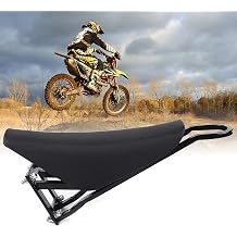 Motorcycle Style Seat For Stealth Bomber Electric Mountain Bike Beach Cruiser Motorcycle Front Seat US PU 22.44x5.12x5.91in For Beach Iron Cruisers, Motorcycles
