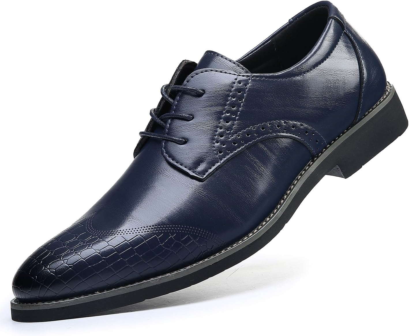 Men's Wingtip Brogue Derby Dress Shoes Lace Up Formal Business Shoes for Men