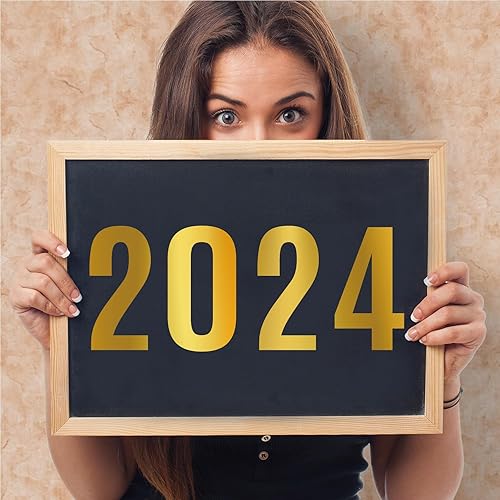 Miniatura 6 de Bemeol 30 hojas de letras grandes de 3 pulgadas, calcomanías de vinilo con números del alfabeto para tablón de anuncios, aula, buzón, ventana,