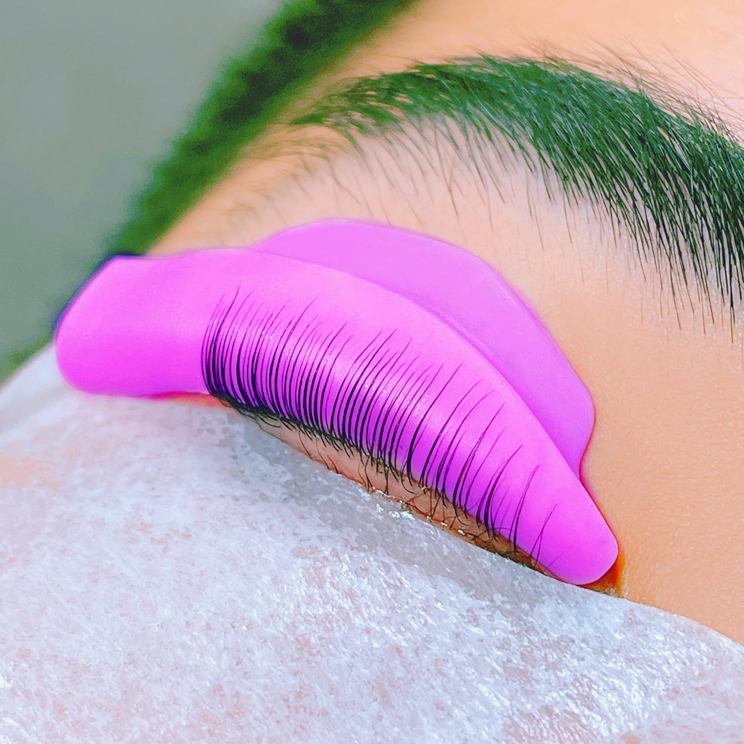 Eyelash Perm Pads Lash Lift Rods Eyelash Perm Silicone Pads 9 Sizes 18 Piece Reusable Soft Lash Lift Pads Shield for Different Length Eyelashes Perfect Lifting (Violets)