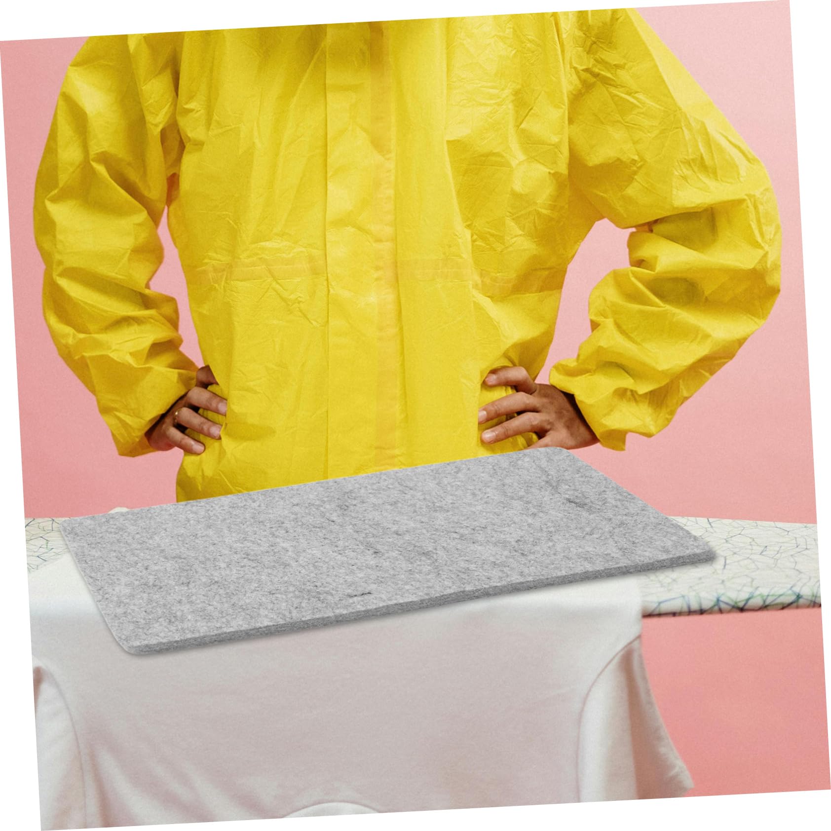 Angoily Filzmatte zum Bügeln aus 100% Wollfilz mit Hoher Saugfähigkeit und Einfacher Pflege für Trockenreinigung und Näharbeiten als Kompakte Bügel und Quiltunterlage