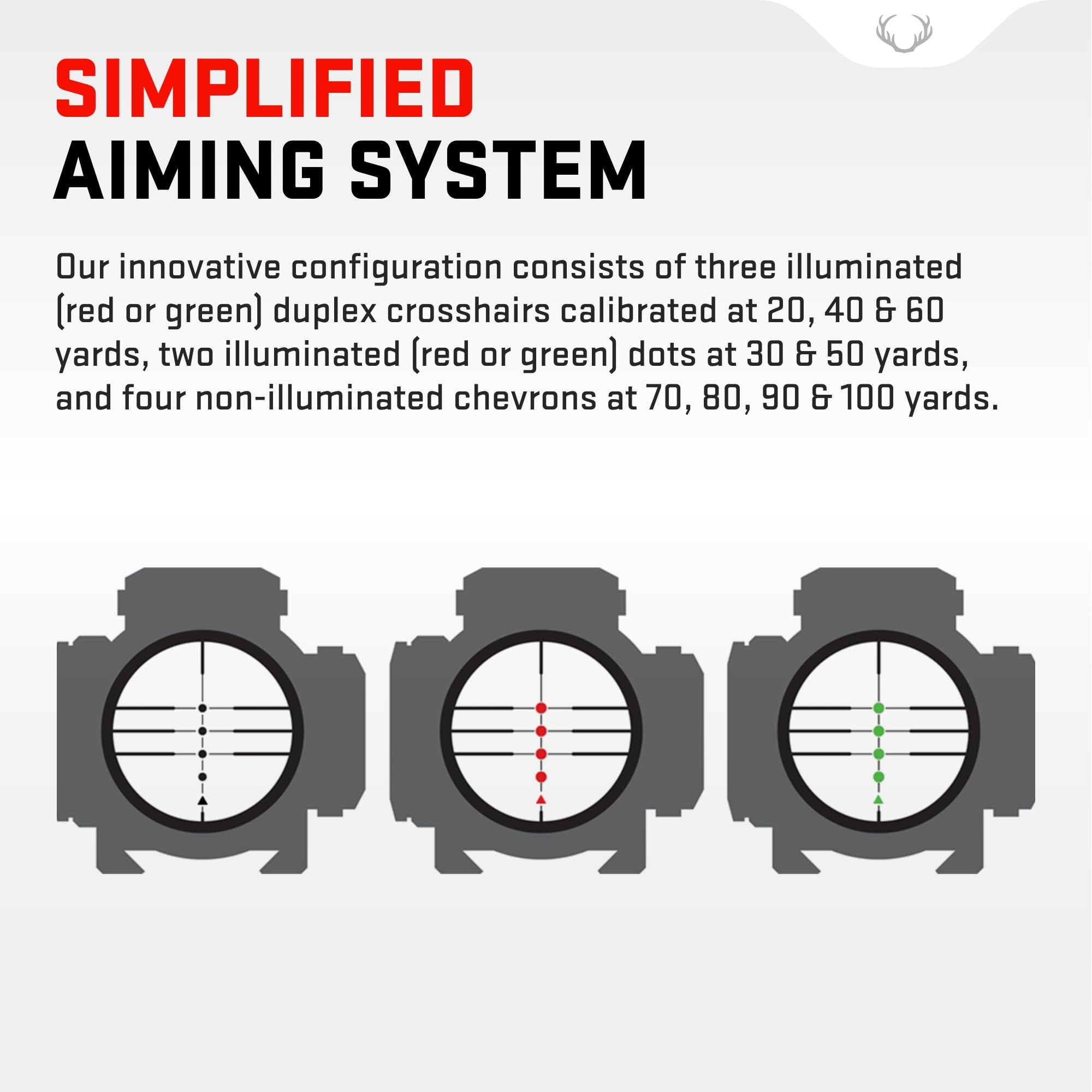 EVOX Marksman Elite Scope, Black Calibrated For 20 To