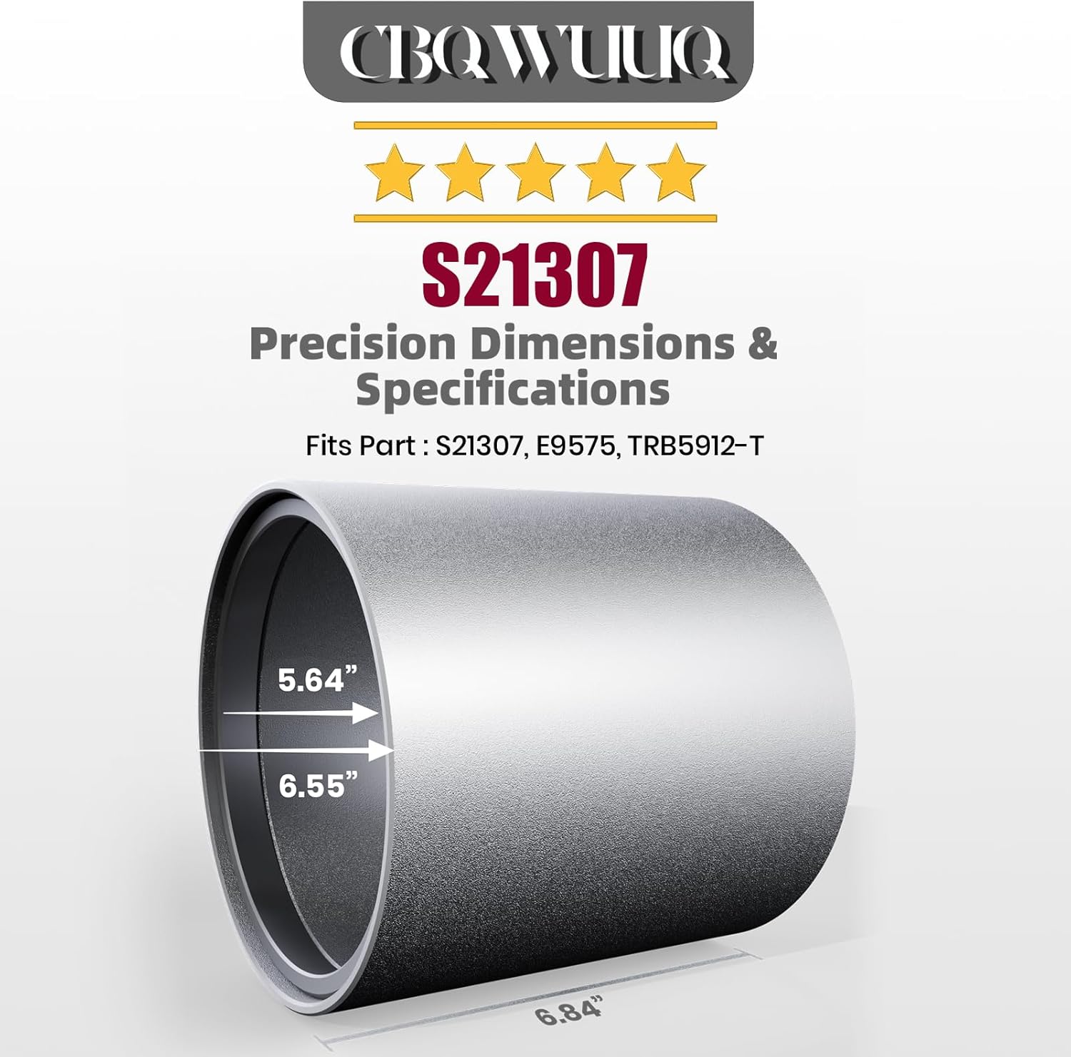S21307 Bushing Installation Tool Replacement for Hendrickson S-21307, E9575, TRB5912-T | Fits Turner Intraax Wide Beam Bushing | Easily Remove & Install While Suspension On