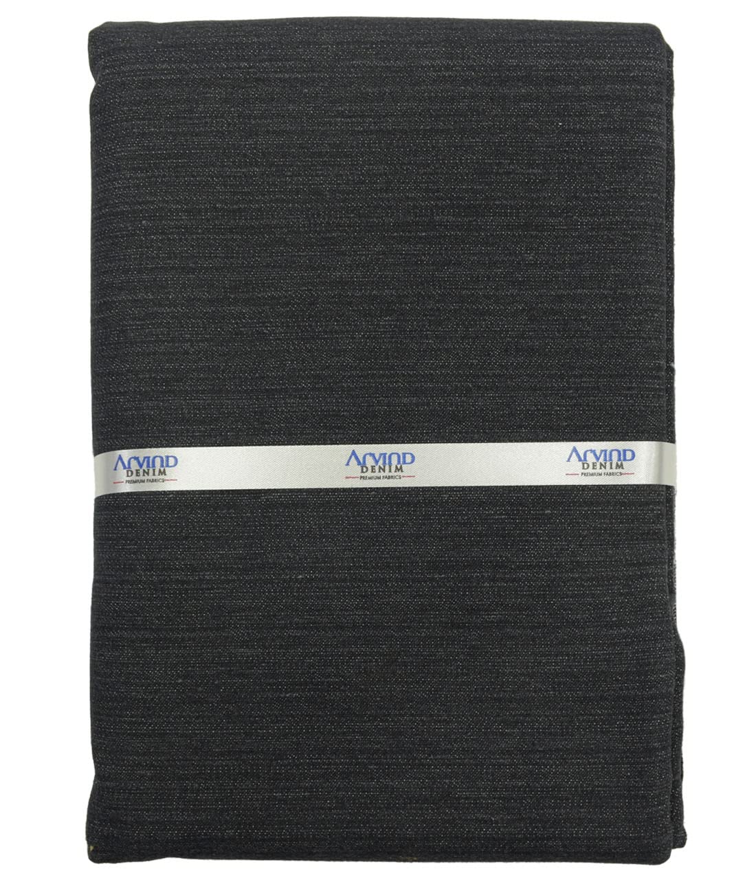 arvind Men's Cotton Self Design 1.30 Meter Unstitched Jeans Fabric (Carbon Black)-picture-23