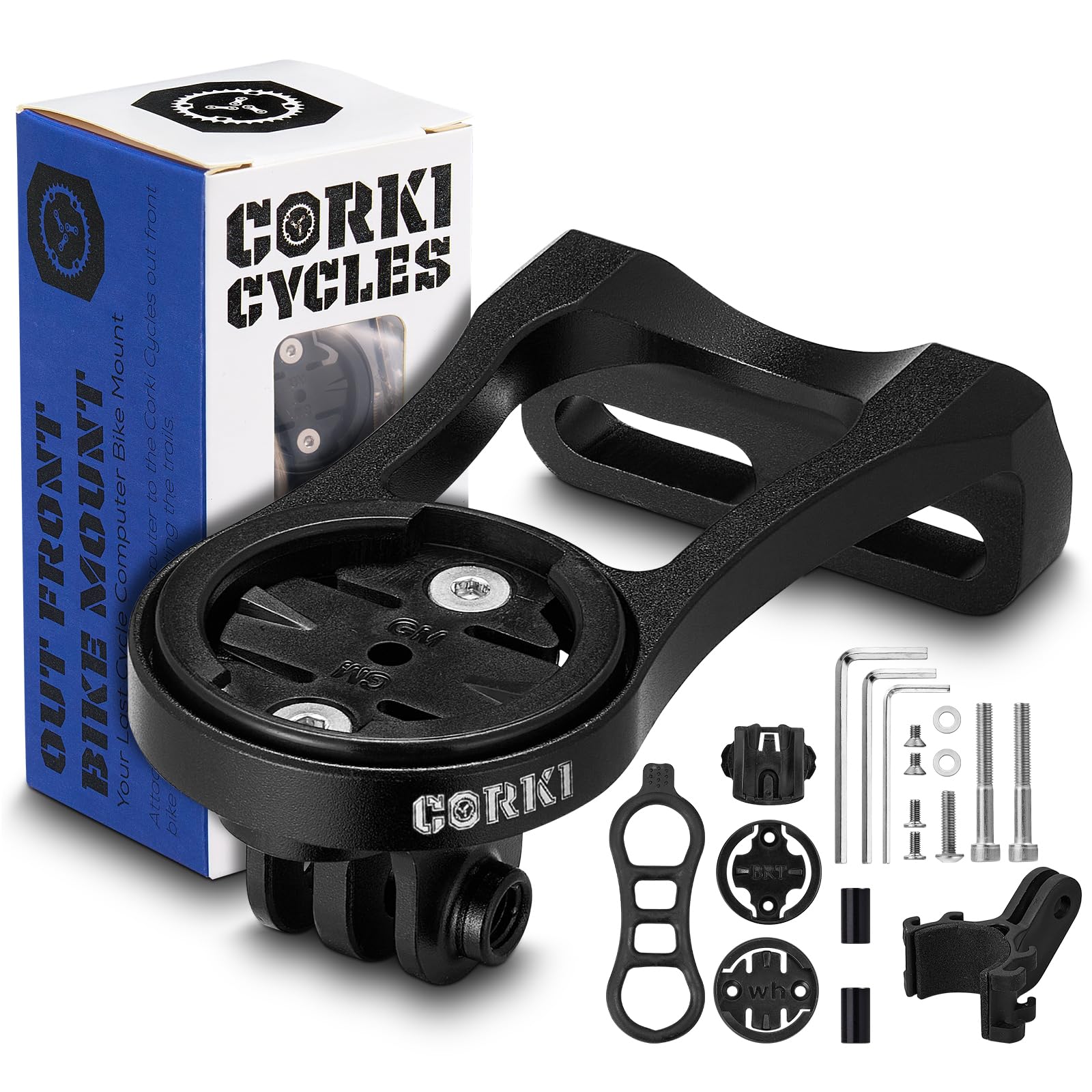 Support Vélo Dymoece Pour Garmin Edge Et GoPro - Alliage Aluminium 6061 T6 - Léger Et Facile à Installer