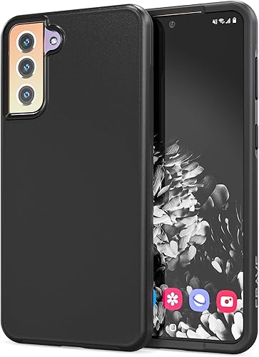 Crave Slim Guard Para Galaxy S21+ Caso, A Prueba De Golpes Para Samsung Galaxy S21 Plus, S21+5G (6.7 Pulgadas) - Negro