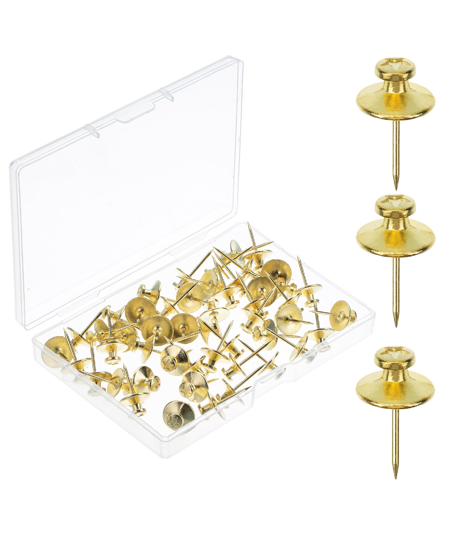 Mr Pen Double Headed Picture Hanging Nails, 50 Pack