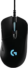 Mouse RGB para Jogo com Fio G403 Prodigy, 16.8 Milhões de Cores de Iluminação de Fundo, 6 Botões Programáveis, Memória Onboard, Até 12.000 Dpi, Logitech G, Mouses, black