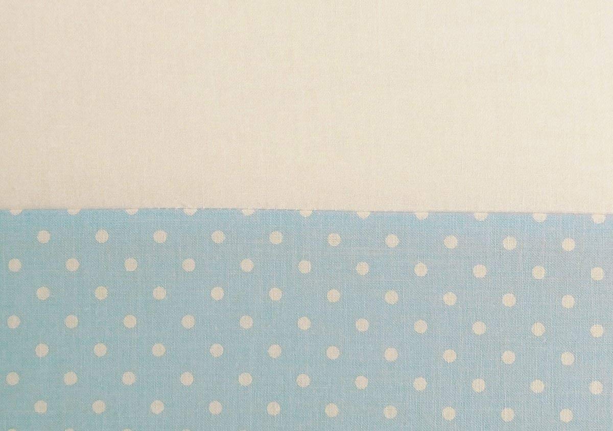 Vizaro - Coperta Mesi per neonato - Copertina Multiuso - Imbottita, morbidissima - 100% Cotone - UE - OekoTex - Blu E Bianco