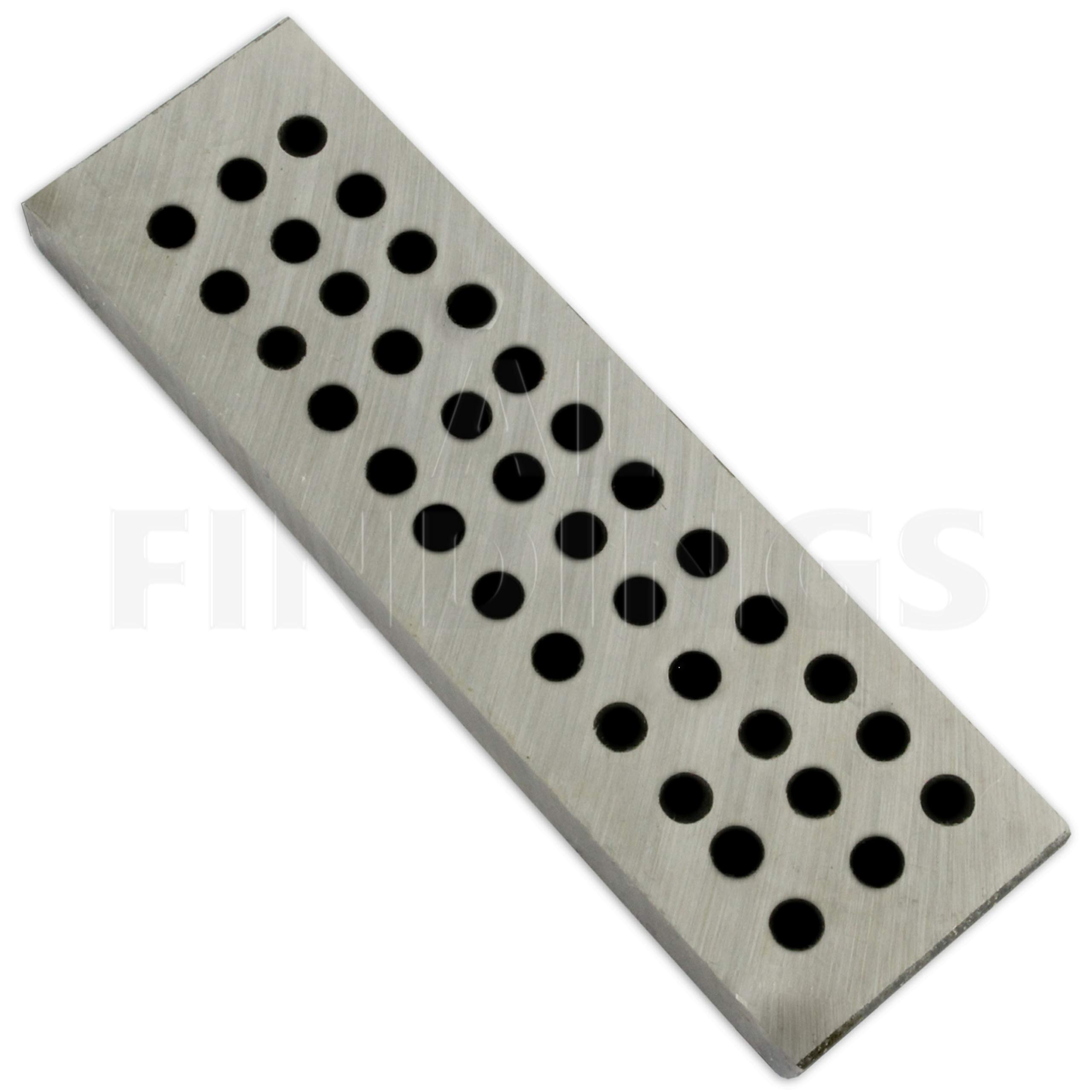 RECTANGLUAR STAKING ANVIL 36 HOLES (SM) : Serrations Watch Riveting Watchmakers Tool (72)