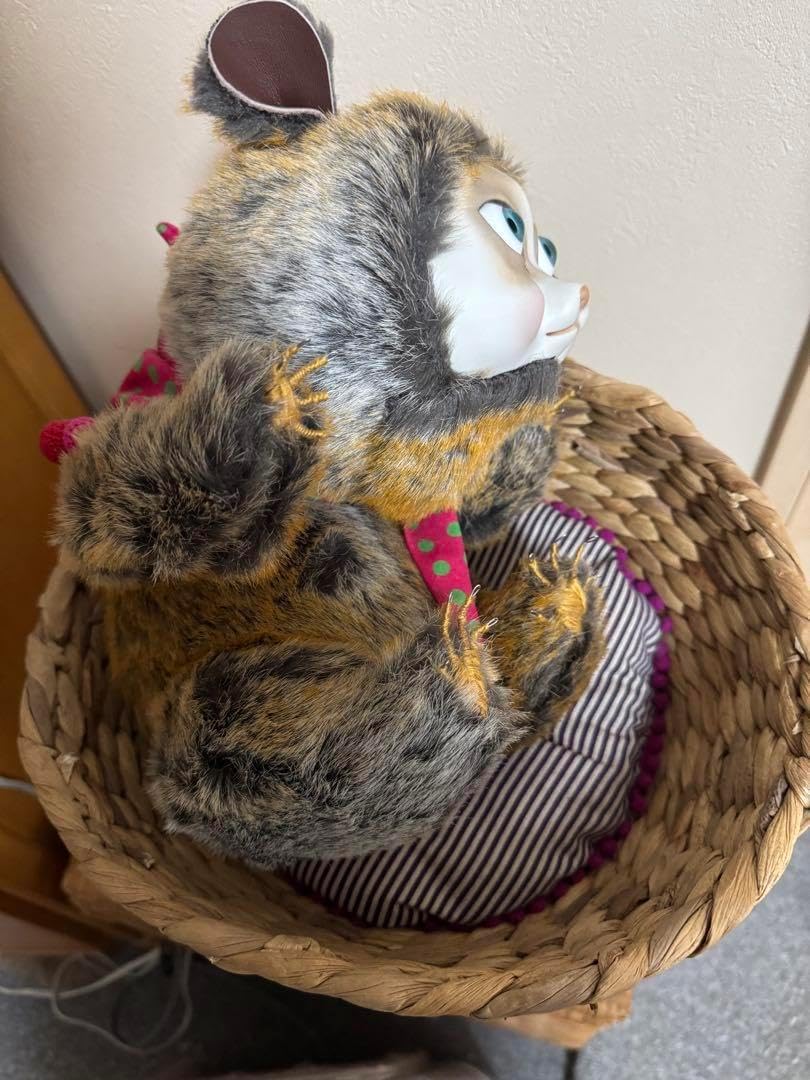 おにんぎょ屋 葉 スローロリス ビスク人形 一点物 大きい 作者カードあり |