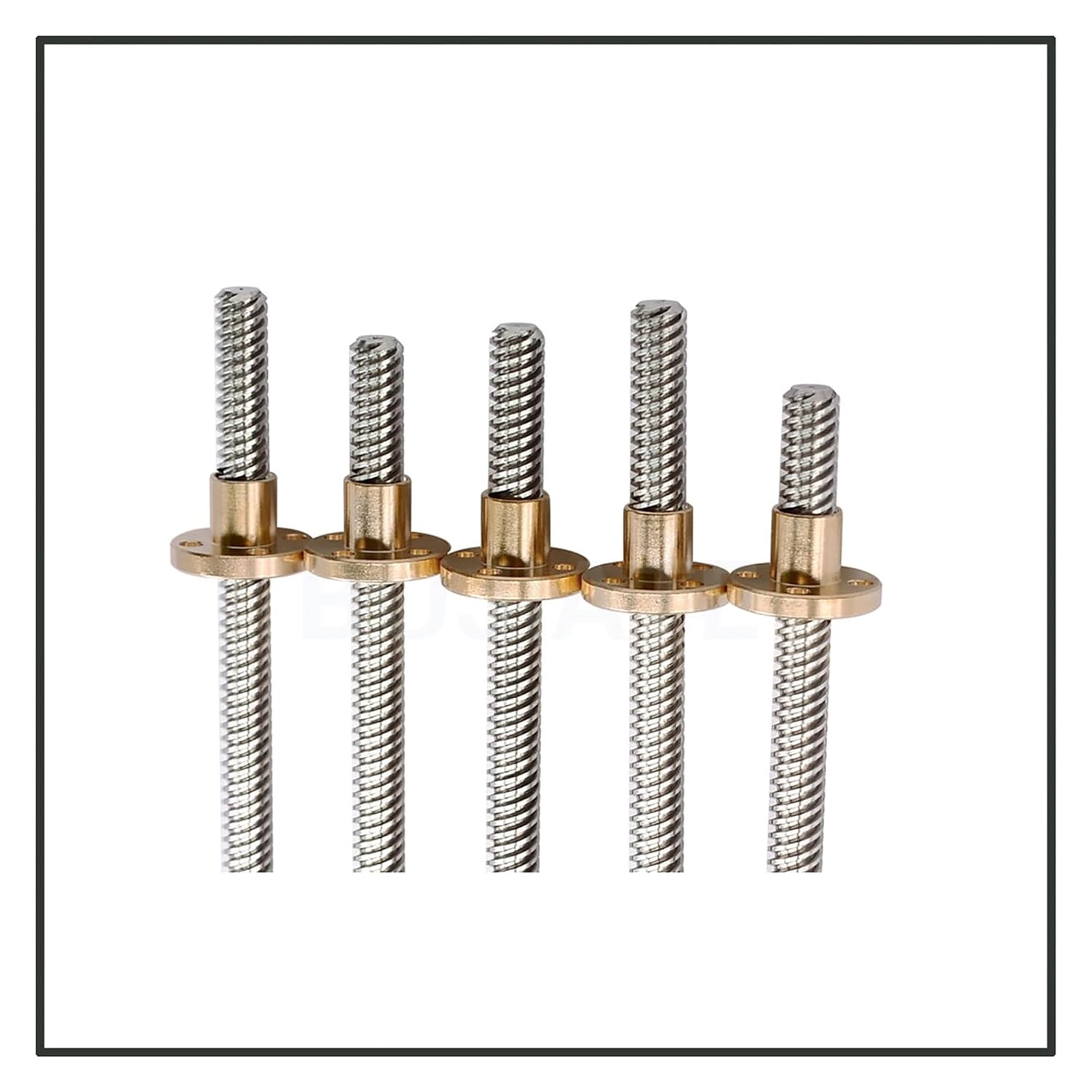 Linear Motion Ball Screw Machine Parts T16 Lead Screw Thread Pitch 4mm with Brass Nut Length 100mm-1000mm(350mm)