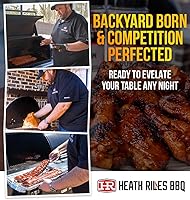 Vista 4 de Heath Riles BBQ Rub - Condimento Cítrico Simple, Receta Champion Pitmaster, Condimentos Legendarios Para Ahumar y Asar a la Parrilla, Más de 80