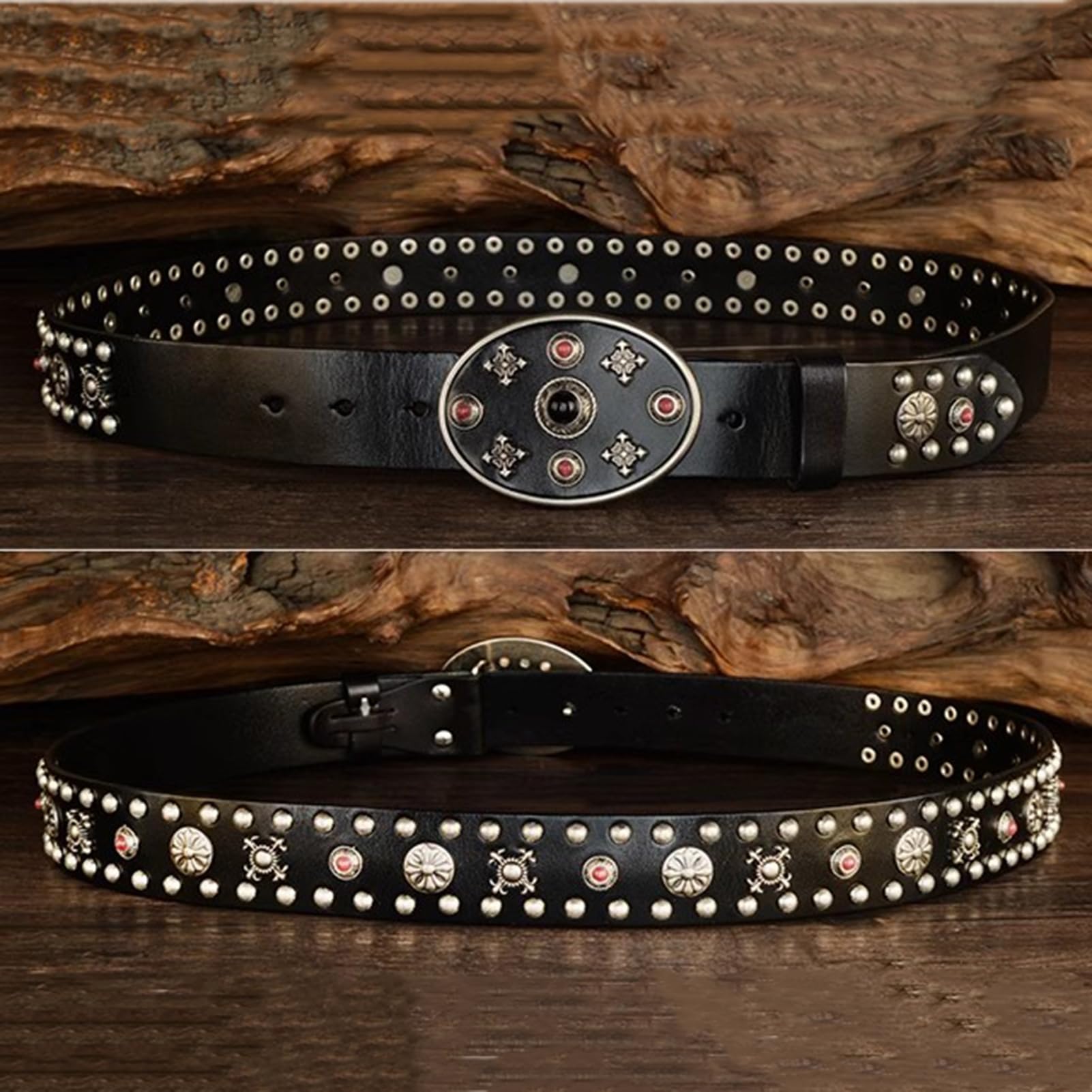 All'ingrosso cintura in metallo Punk Rock rivetto con brillante piramide PU fili All'ingrosso cintura in metallo Punk Rock rivetto con brillante piramide PU fili