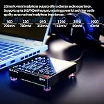 SMSL M20 MQA Gaming DAC & Headphone Amplifier 4* CS43131 DAC Chip USB1.1 USB2.0 XU316 768kHz/32Bit DSD256 PCM Filter USB DAC 3.5mm & 4.4mm Headphone Amp Audio Decoder Silver