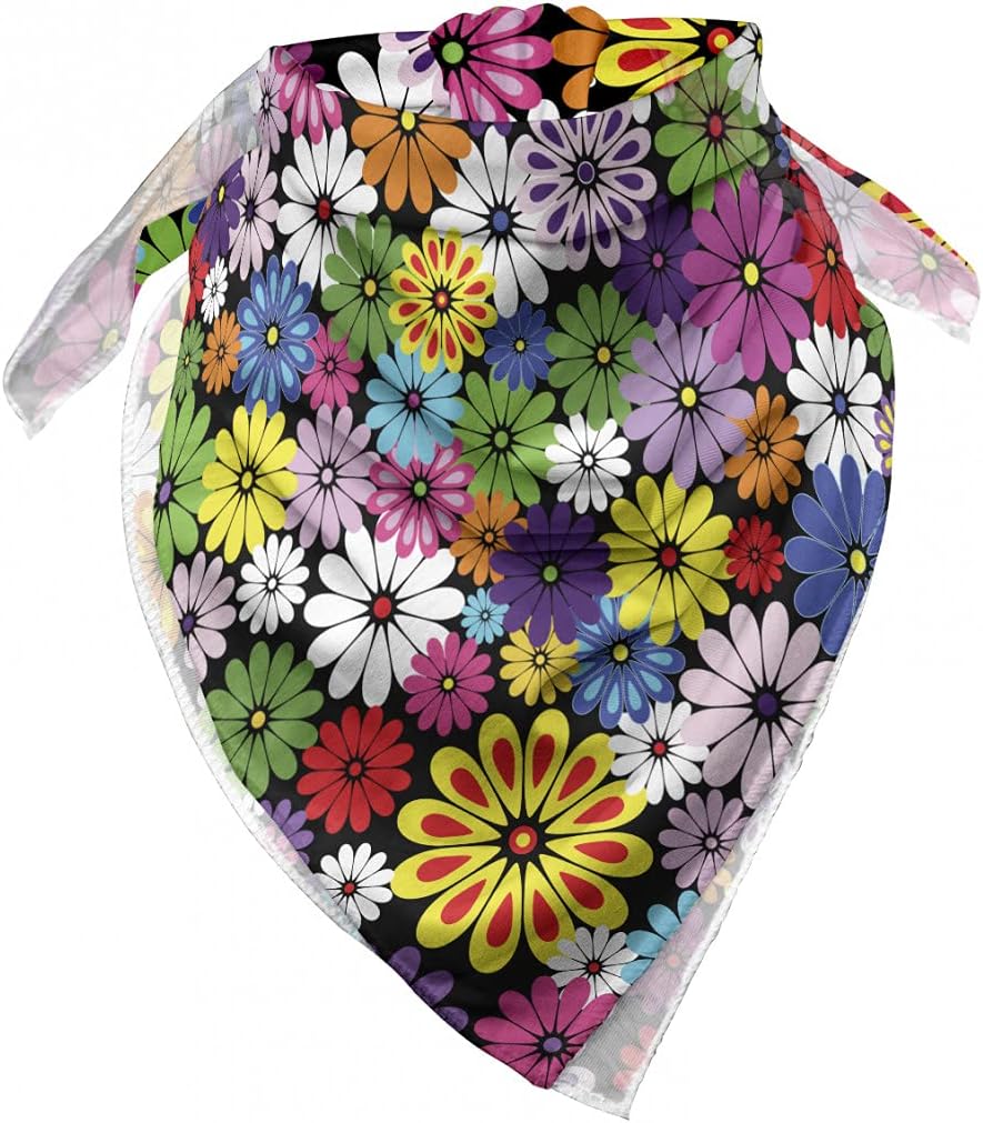 Ambesonne Unisex Bandana Purple Black 1