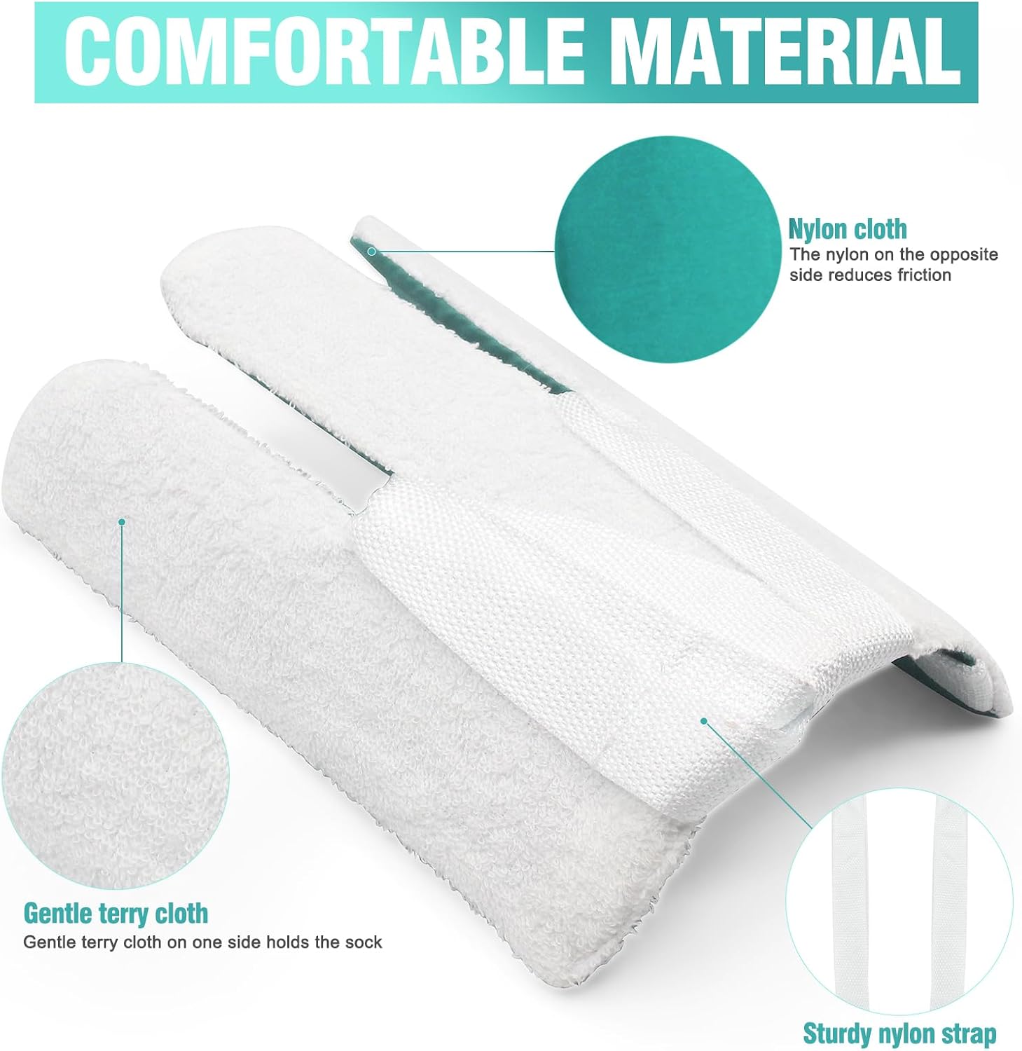 Sock Aid, Sock Helpers to Put on Your Socks for Seniors, Disabled, Pregnancy, Assist Device for Elderly, Tool Aide Puller Easy on and Off with No Bending(Mint Green) image 4