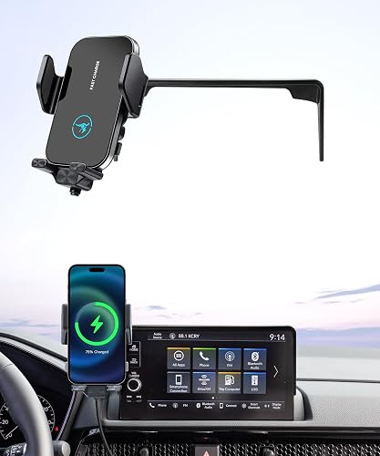 Wireless Charger Car Phone Holder for Honda HRV CRV 2023-2026, 7/9" Screen