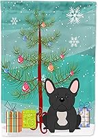 Vista 1080 de Caroline's Treasures BB4243GF Bandera de jardín con texto en inglés «Merry Christmas» con texto en inglés «Merry Christmas», bandera decorativa