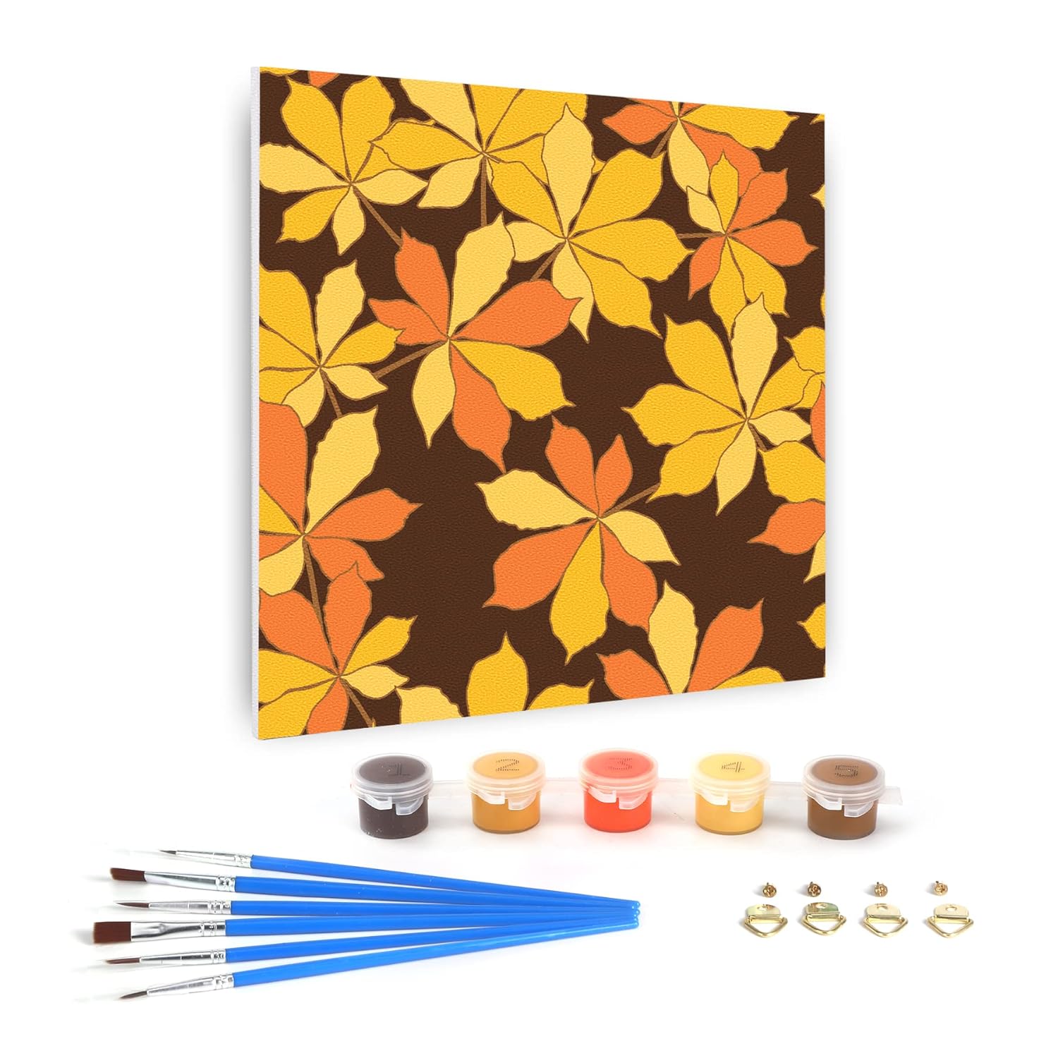 Dynippy DIY Oil Paint by Numbers for Kids Beginner Framed Colourful