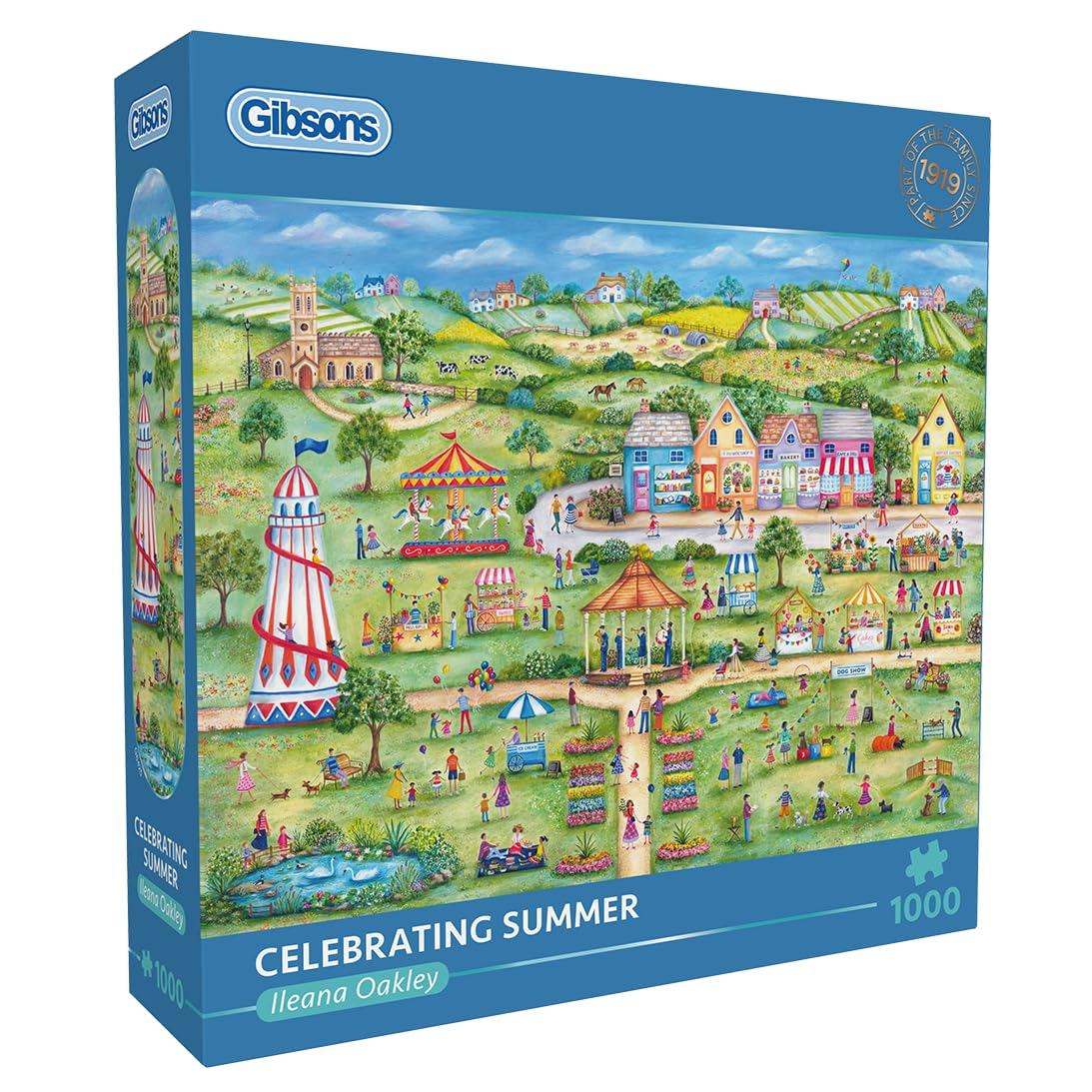 Gibsons Celebrating Summer 1000 Piece Jigsaw Puzzle Beautiful Colourful Season Celebration Sustainable Jigsaw Puzzle for Adults | Premium 100% Recycled Board | Great Gift | Gibsons Games โ image 1