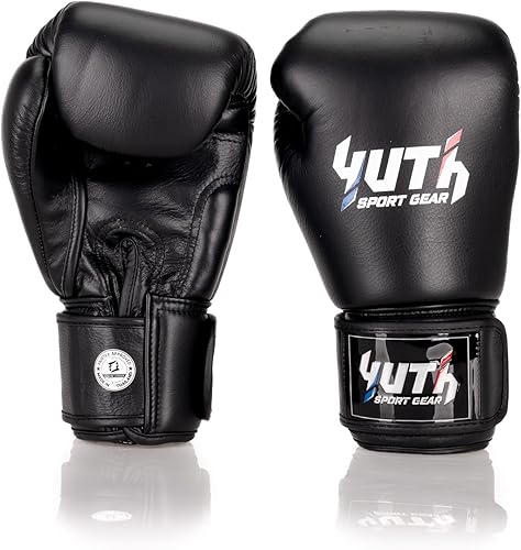 Miniatura 4 de Guantes de Muay Thai Guantes de boxeo tailandés de boxeo profesional Guantes de boxeo tailandés ligeros absorbentes de golpes MMA Kickboxing