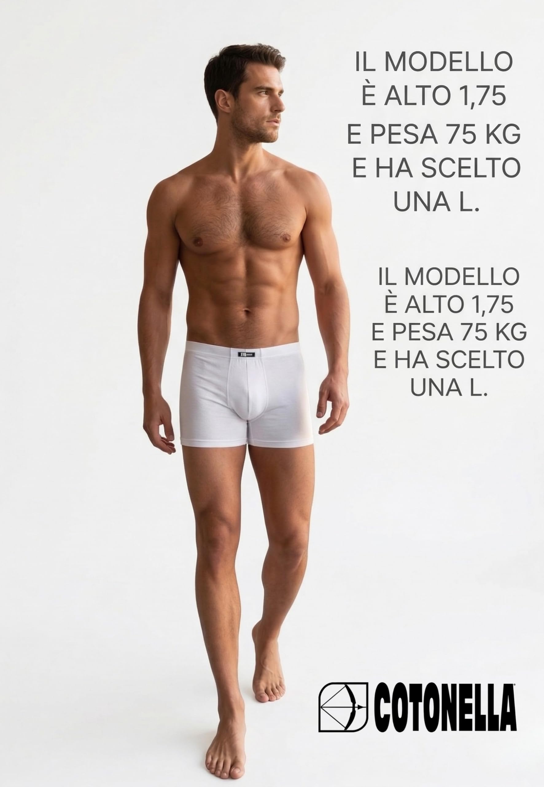 COTONELLA - Boxer Uomo Cotone Bielastico Morbido e Traspirante, Confezione da 4, Elastico Interno, Design Classico, per Uso Quotidiano, Disponibili da Taglie S a 3XL