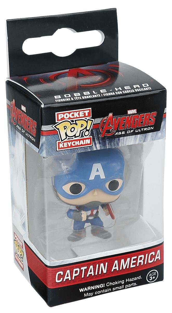 Funko Pocket Pop Keychain: Marvel - Avengers 2 - Cap America Action Figure