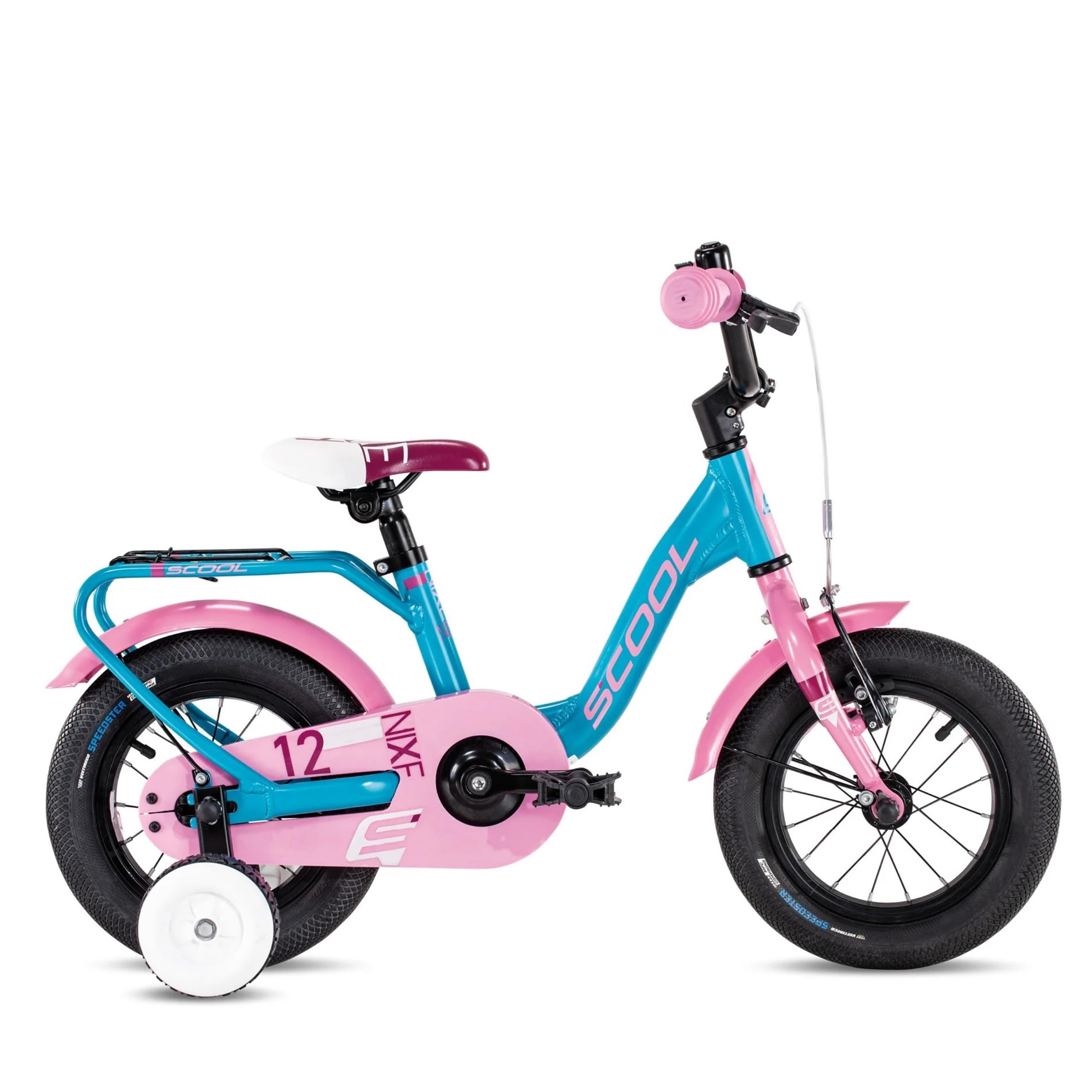 kinderfahrrad 12 zoll extra leicht S'COOL niXe 1 Gang, Alu Rahmen, tiefer Einstieg, Stützräder, Rücktrittbremse + V-Brake, geschl. Kettenschutz, für Mädchen & Jungen, 95–103 cm, 2–3 Jahre, Ocean/Pink Sport & Freizeit Fahrradständer universal für alle Category:City Urban Citybike_Stahl verzinkt Goggle:Nuptse 133
