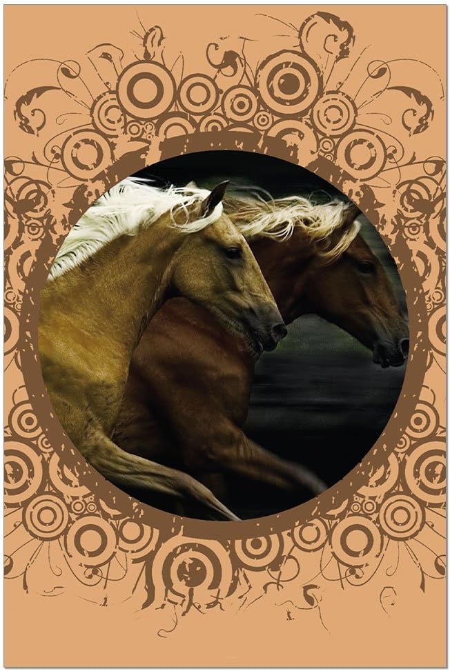 Tree-Free Greetings EcoNotes Stationary- Blank Note Cards with Envelopes, 4" x 6", Trail You Blaze, Horse Themed, Boxed Set of 12 (FS66841) image 5