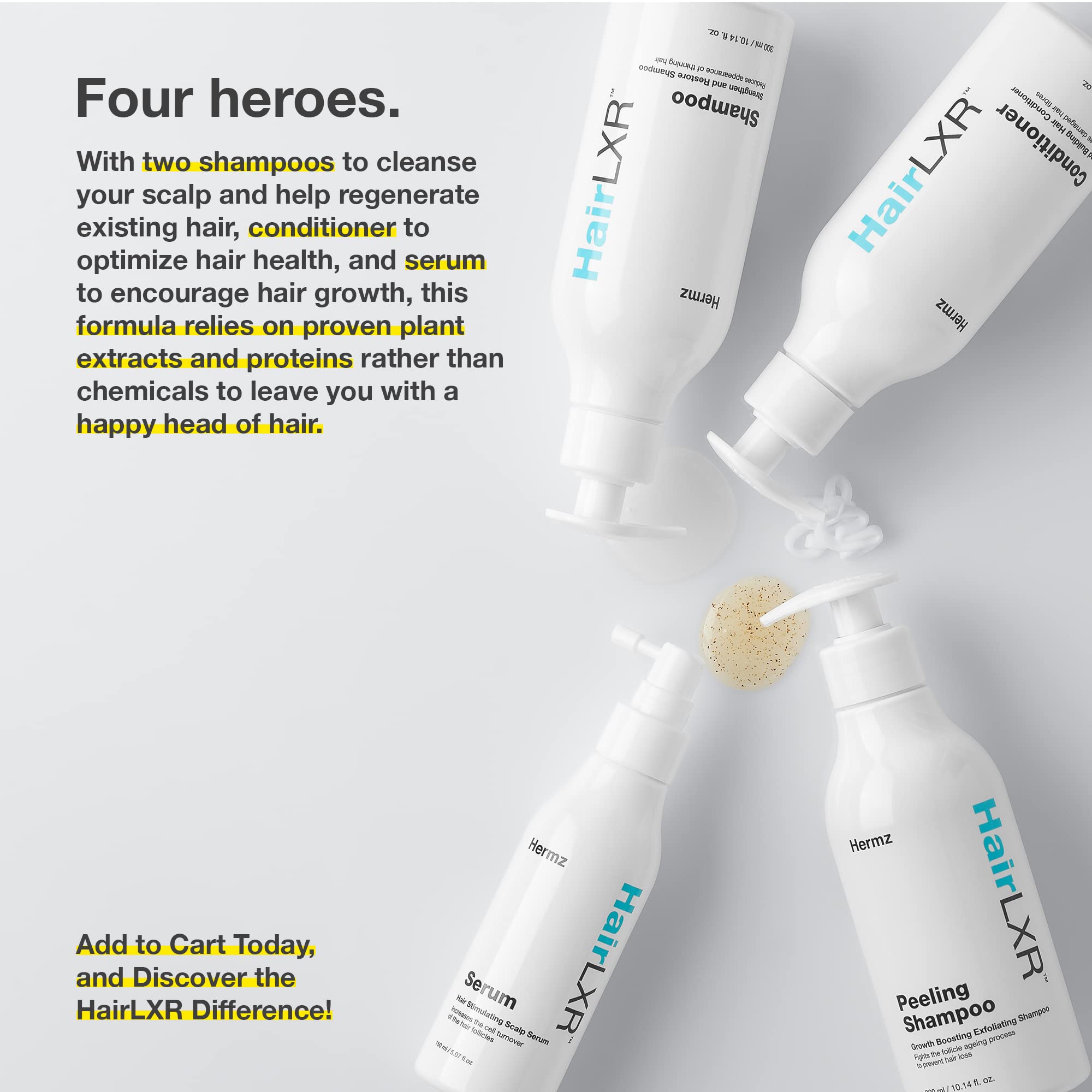 Buy HairLXR AllNatural Hair Growth & Replenishment for Women Four