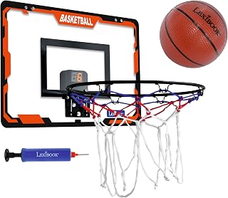 Lexibook, JG920 Interactive Basketball, Point Counter, Sound Effects, Basketball and Pump Included, Installation Kit Included, JG920