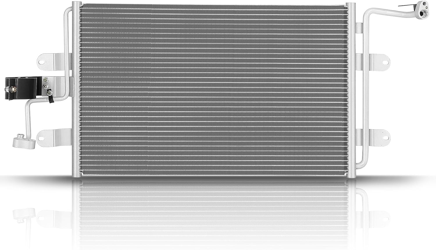 SCITOO Air Conditioning A/C Condenser for 1999-2006 for TT 1.8L 2000-2006 for TT Quattro 1.8L 2004-2006 for TT Quattro 3.2L 2005 for VW for Beetle 1.8L 2005-2006 for VW for Beetle 1.9L; Replace 4933