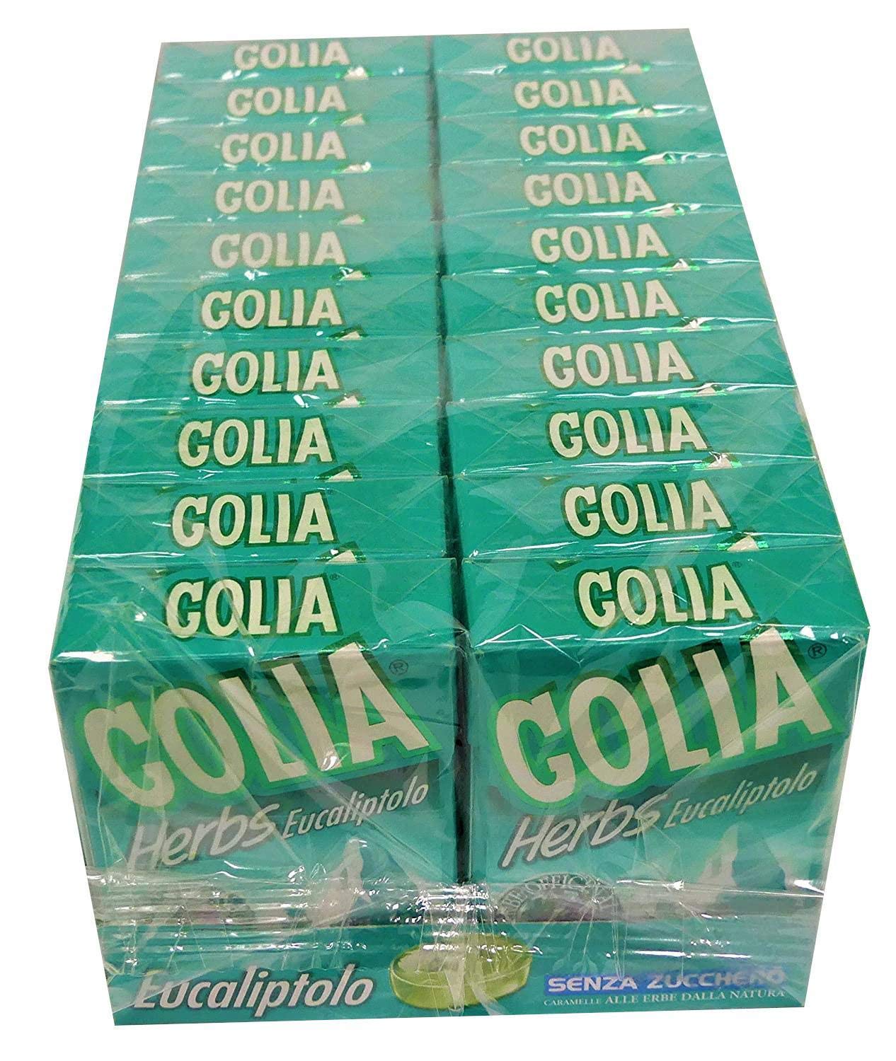 Caramelle Golia Herbs - Gusto Menta e Eucalipto 20 Astucci